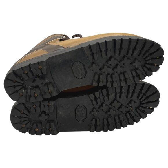 Vintage K2 Vibram Montagna Block Leather Waffle Stompers 7.5 Mountaineering Boot main image 5